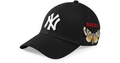 casquette ny gucci|gucci new york yankees.